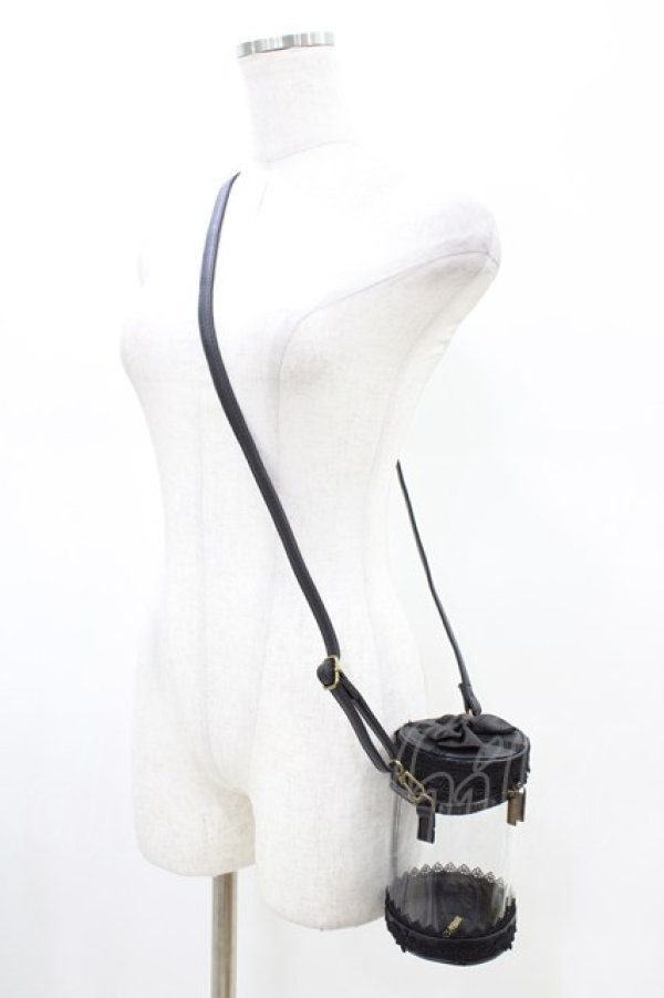 画像2: ATELIER PIERROT / “Throne” Doll Pouch  ブラック H-26-02-18-1018-EL-BG-KB-ZH (2)