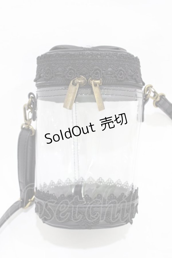 画像3: ATELIER PIERROT / “Throne” Doll Pouch  ブラック H-26-02-18-1018-EL-BG-KB-ZH (3)