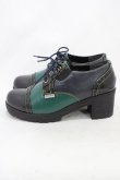 画像2: YOSUKE / レースアップシューズ LL グリーン H-26-02-18-1002-PU-SH-KB-ZH (2)
