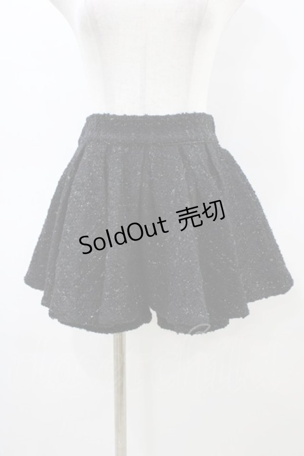 画像1: pain / ツイードショートパンツ  ブラック H-26-02-18-1024-LO-PA-KB-ZH (1)