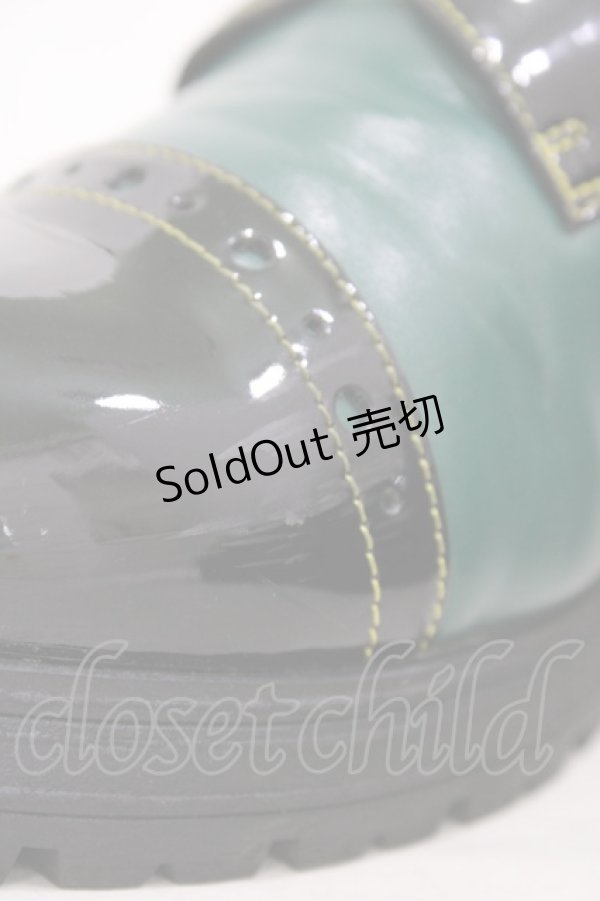 画像4: YOSUKE / レースアップシューズ LL グリーン H-26-02-18-1002-PU-SH-KB-ZH (4)