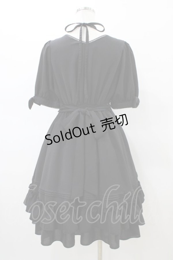 画像2: Amavel / Sweet Ribbonワンピース  ブラック H-26-02-18-1030-CA-OP-KB-ZH (2)