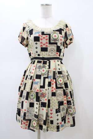 画像: Emily Temple cute / トランププリントワンピース  クロ H-26-02-18-1031-ET-OP-KB-ZH