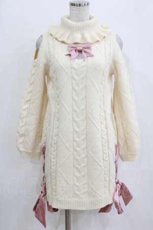 画像: To Alice / ニットワンピース S オフ/ピンク H-26-02-18-047-LO-OP-NS-ZH