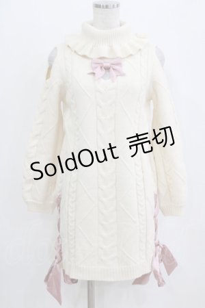 画像: To Alice / ニットワンピース S オフ/ピンク H-26-02-18-047-LO-OP-NS-ZH