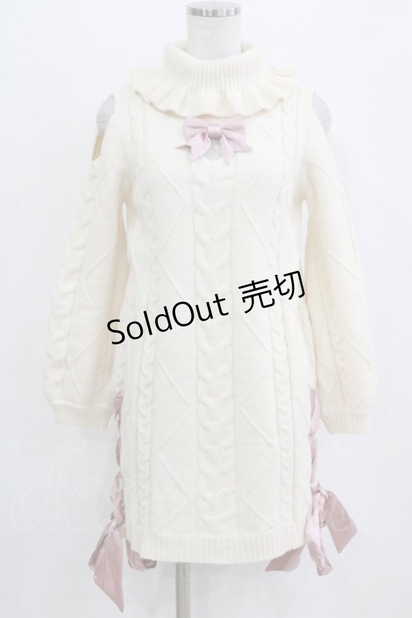 画像1: To Alice / ニットワンピース S オフ/ピンク H-26-02-18-047-LO-OP-NS-ZH (1)