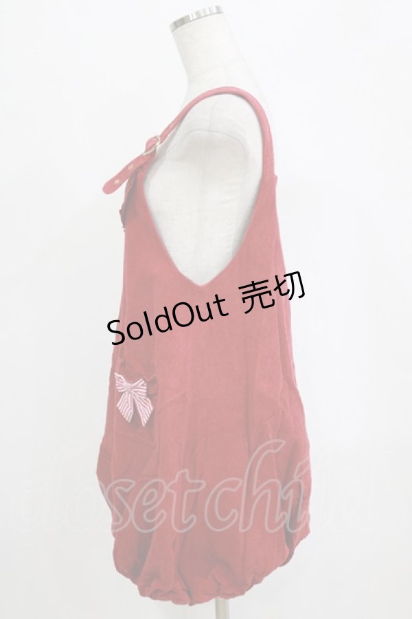 画像2: To Alice / コーデュロイワンピース M レッド H-26-02-18-049-LO-OP-NS-ZH (2)