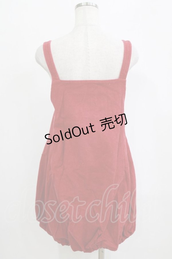 画像3: To Alice / コーデュロイワンピース M レッド H-26-02-18-049-LO-OP-NS-ZH (3)