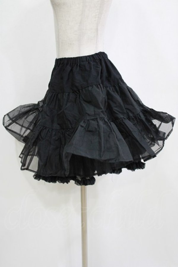 画像2: BABY,THE STARS SHINE BRIGHT / ふわふわパニエ Free ブラック H-26-02-18-052-BA-SK-NS-ZH (2)