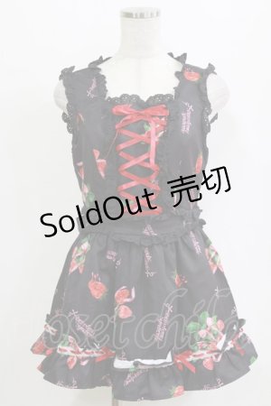 画像: Ank Rouge / Strawberry SyndromeプリンセスSetup M ブラック H-26-02-18-057-CA-OP-NS-ZH