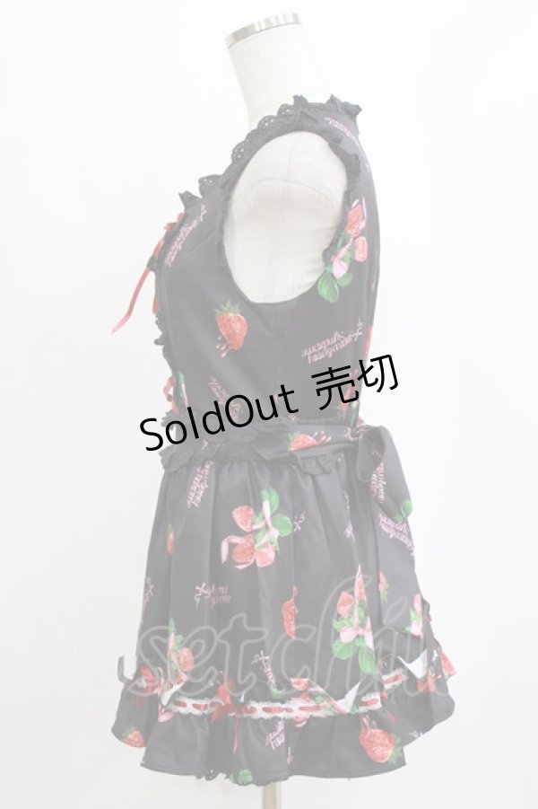 画像2: Ank Rouge / Strawberry SyndromeプリンセスSetup M ブラック H-26-02-18-057-CA-OP-NS-ZH (2)