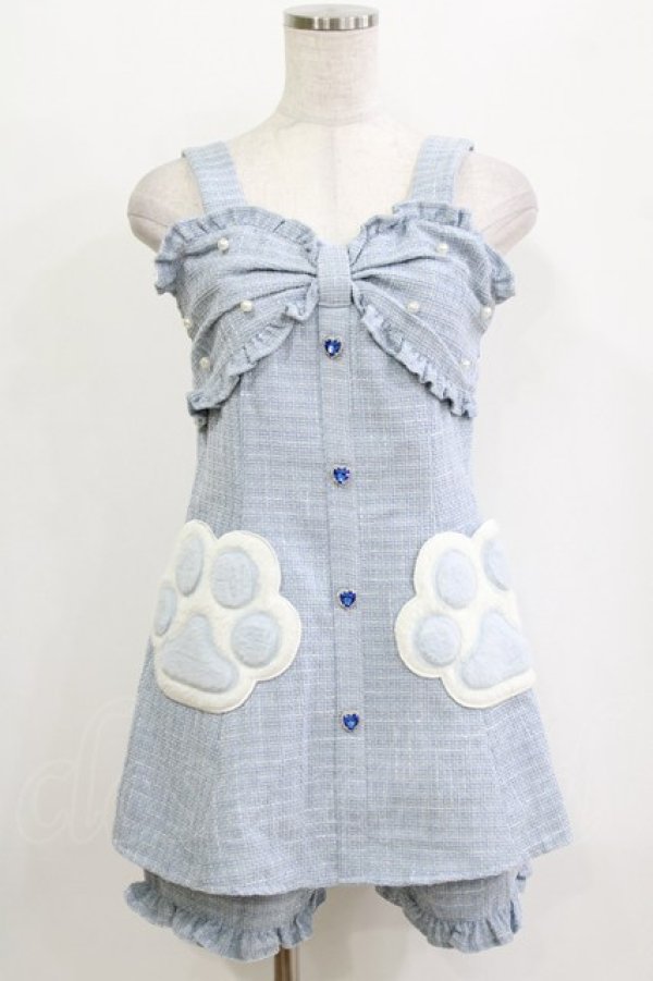 画像1: Ank Rouge / ネコちゃんプリンセスSetup M サックス H-26-02-18-058-CA-OP-NS-ZH (1)