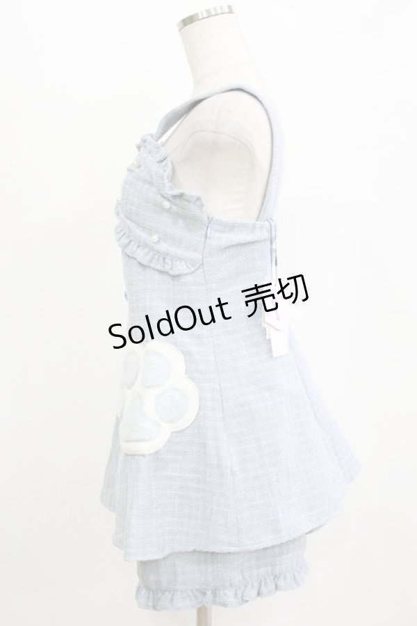 画像2: Ank Rouge / ネコちゃんプリンセスSetup M サックス H-26-02-18-058-CA-OP-NS-ZH (2)