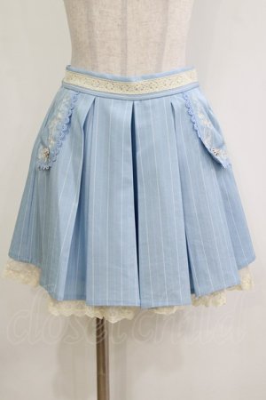 画像: axes femme / フラップデザインキュロット M サックス H-26-02-18-059-AX-PA-NS-ZH