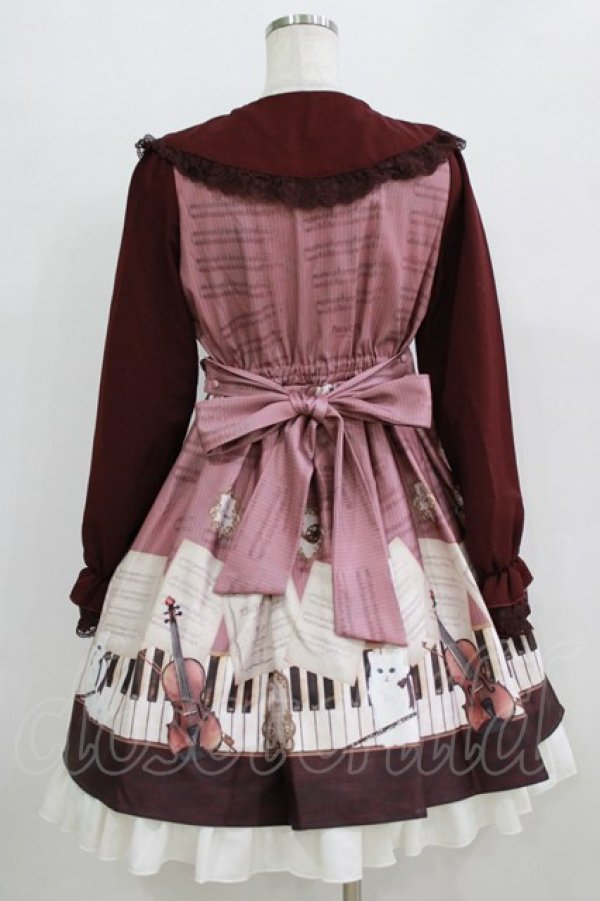 画像3: Amavel / Piano Concertosワンピース Free ボルドー H-26-02-18-006-CA-OP-NS-ZH (3)