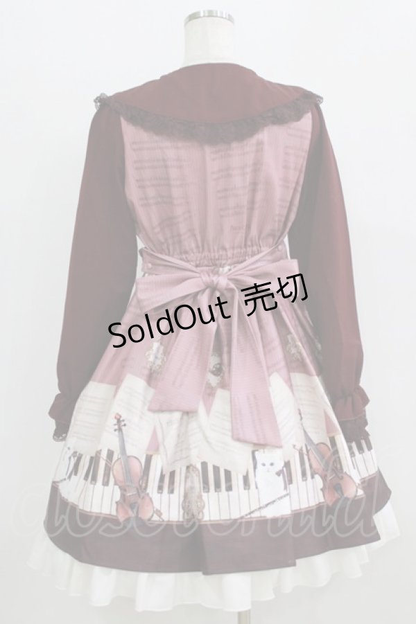 画像3: Amavel / Piano Concertosワンピース Free ボルドー H-26-02-18-006-CA-OP-NS-ZH (3)