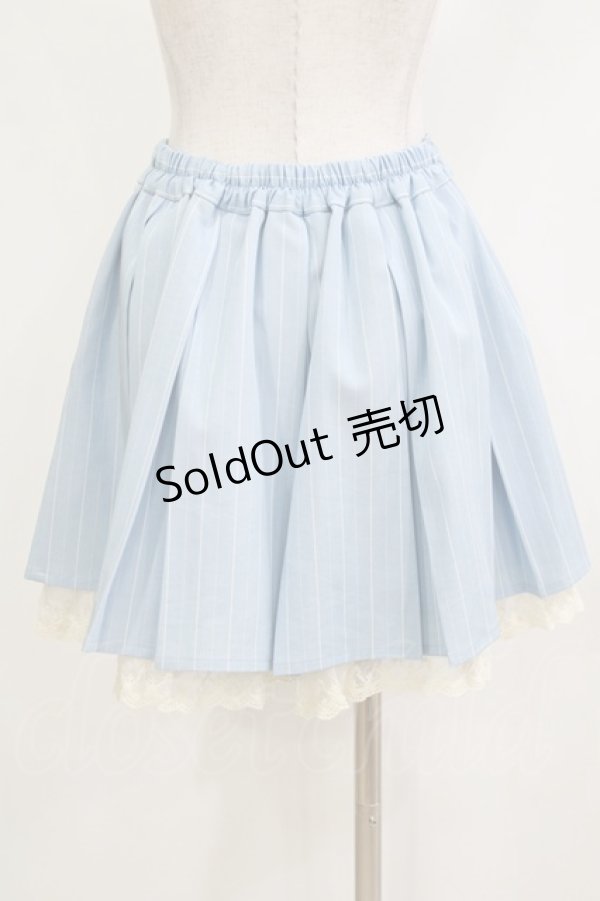 画像3: axes femme / フラップデザインキュロット M サックス H-26-02-18-059-AX-PA-NS-ZH (3)