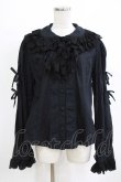 画像1: metamorphose / クラウンレースブラウス Free ブラック H-26-02-18-060-ME-BL-NS-ZH (1)