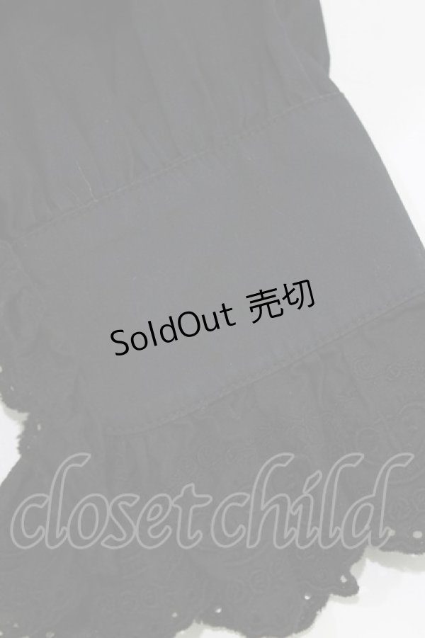 画像6: metamorphose / クラウンレースブラウス Free ブラック H-26-02-18-060-ME-BL-NS-ZH (6)