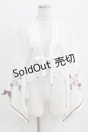 画像: Amavel / おもひでの玩具箱和風羽織 Free オフ H-26-02-18-062-CA-TO-NS-ZH