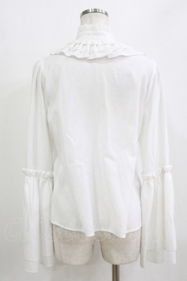 画像3: Amavel / アンティークバックルフレアスリーブブラウス Free オフ H-26-02-18-064-CA-BL-NS-ZH (3)