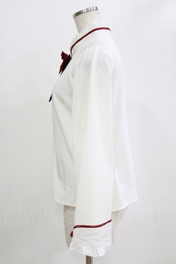 画像2: Amavel / キョンシーチャイナブラウス Free オフ H-26-02-18-065-CA-BL-NS-ZH (2)