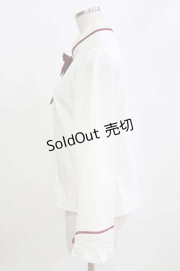 画像2: Amavel / キョンシーチャイナブラウス Free オフ H-26-02-18-065-CA-BL-NS-ZH (2)