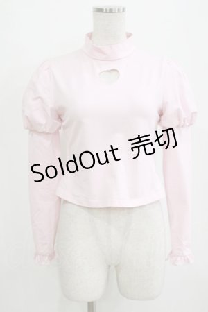 画像: To Alice / ハートあきトップス S ピンク H-26-02-18-071-LO-TO-NS-ZH