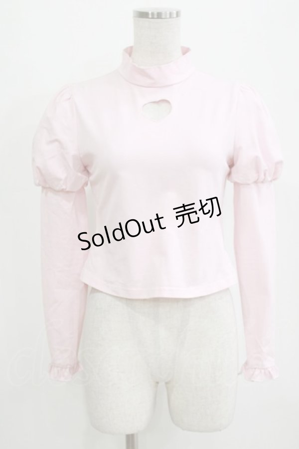 画像1: To Alice / ハートあきトップス S ピンク H-26-02-18-071-LO-TO-NS-ZH (1)