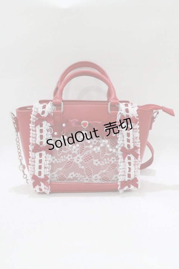 画像2: Ank Rouge / 確定ファンサのおまじないはしごレースBAG  レッド H-26-02-18-074-CA-BG-NS-ZH (2)