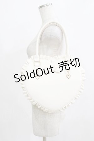 画像: Lolime / Pretty with me ハートバッグ  オフ H-26-02-18-076-PU-BG-NS-ZH