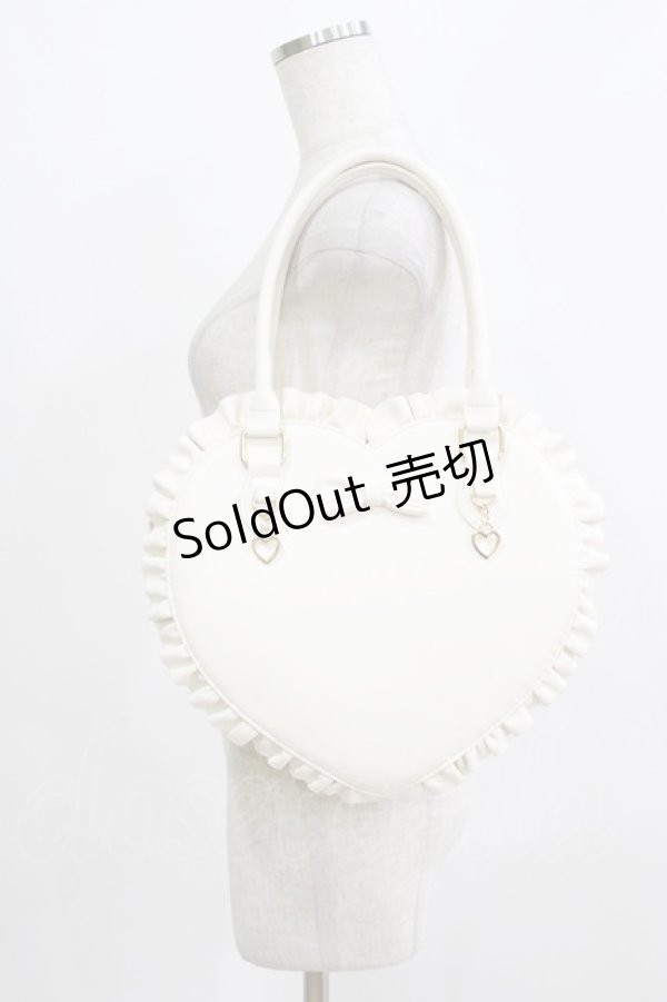 画像1: Lolime / Pretty with me ハートバッグ  オフ H-26-02-18-076-PU-BG-NS-ZH (1)