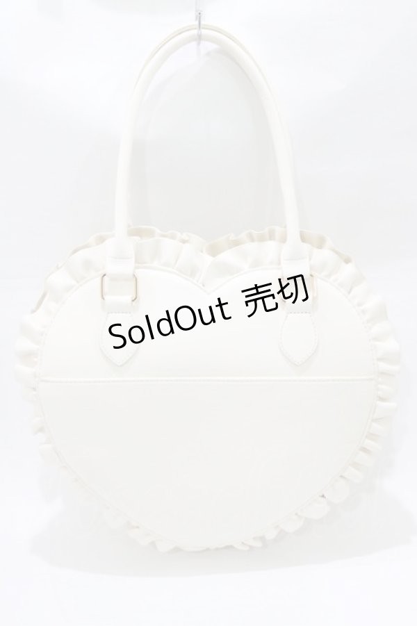 画像3: Lolime / Pretty with me ハートバッグ  オフ H-26-02-18-076-PU-BG-NS-ZH (3)