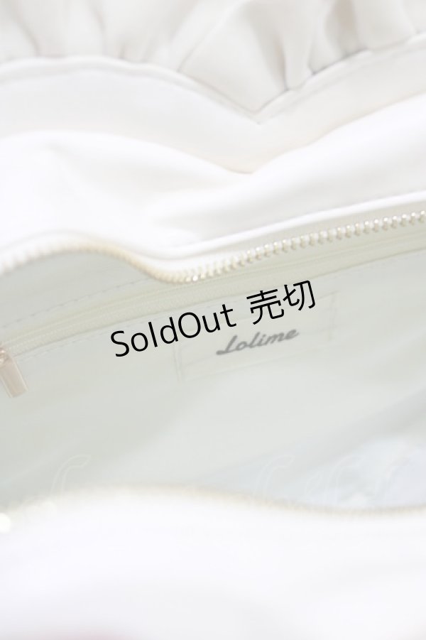 画像4: Lolime / Pretty with me ハートバッグ  オフ H-26-02-18-076-PU-BG-NS-ZH (4)