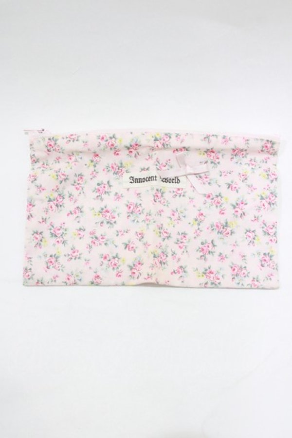 画像1: Innocent World / ミニバラマスクポーチ  ピンク H-26-02-18-078-IW-ZA-NS-ZH (1)