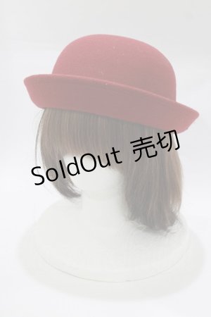 画像: To Alice / フェルトハット  ワイン H-26-02-18-079-LO-AC-NS-ZH