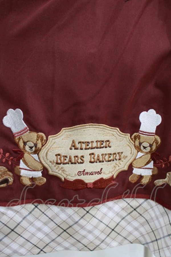 画像4: Amavel / Bears Bakeryジャンパースカート Free ワイン H-26-02-18-007-CA-OP-NS-ZH (4)
