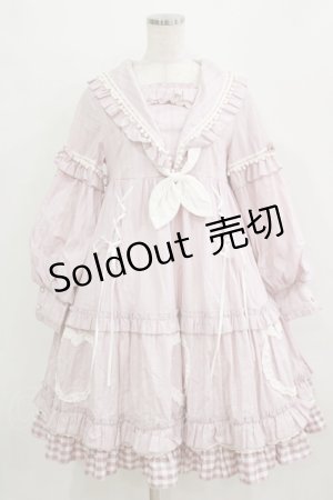 画像: To Alice / ギンガムフリルワンピース S ピンク H-26-02-18-009-LO-OP-NS-ZH