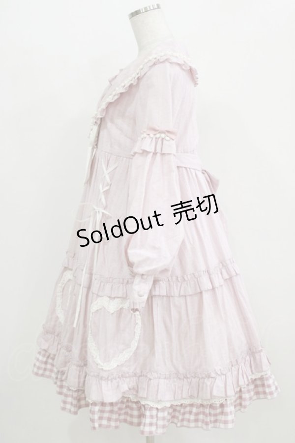 画像2: To Alice / ギンガムフリルワンピース S ピンク H-26-02-18-009-LO-OP-NS-ZH (2)
