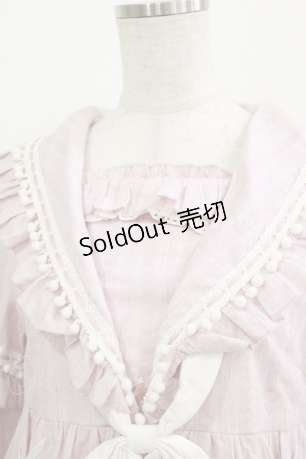 画像4: To Alice / ギンガムフリルワンピース S ピンク H-26-02-18-009-LO-OP-NS-ZH (4)