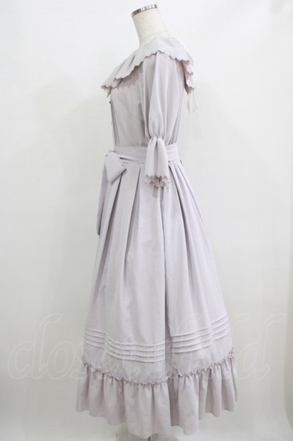 画像2: Amavel / Classy Ladyフリルロングワンピース Free ラベンダー H-26-02-18-011-CA-OP-NS-ZH (2)