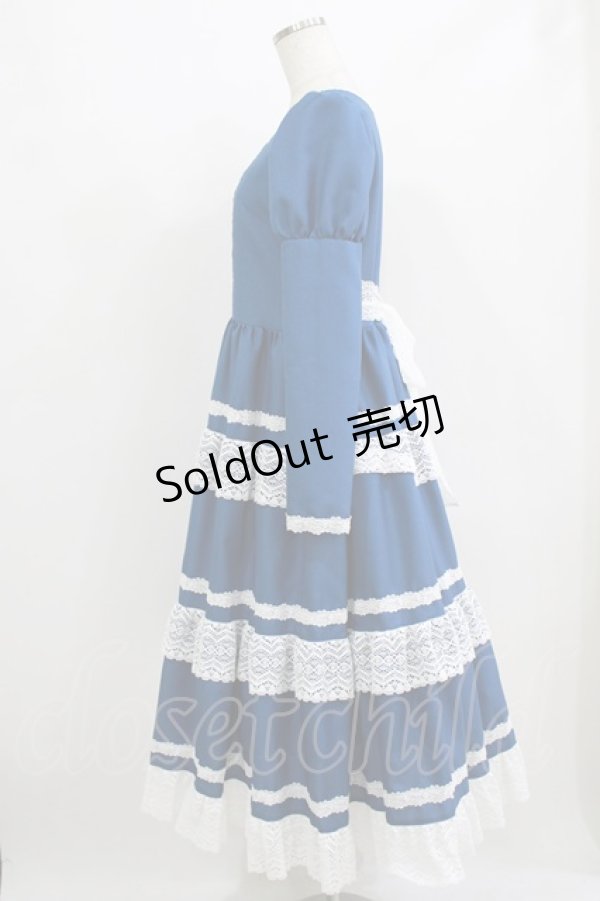 画像2: marcHenTica / プリモドールワンピース+ヘッドドレス Free ブルー H-26-02-18-012-LO-OP-NS-ZH (2)