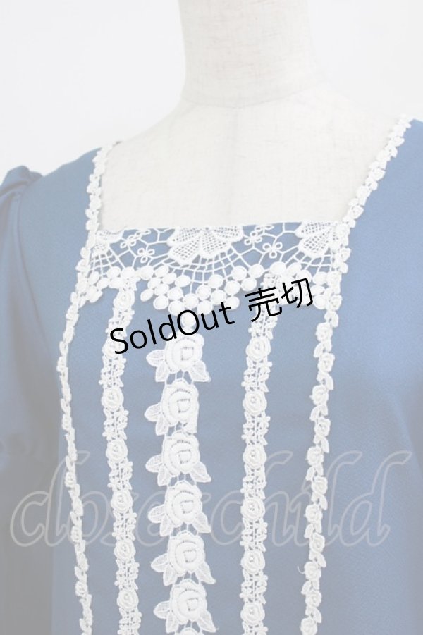 画像4: marcHenTica / プリモドールワンピース+ヘッドドレス Free ブルー H-26-02-18-012-LO-OP-NS-ZH (4)