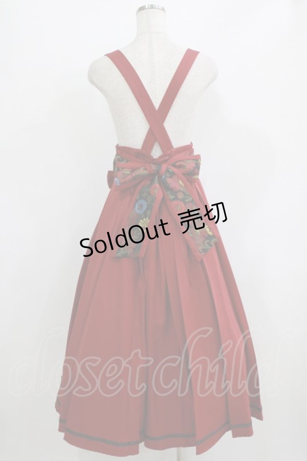 画像3: Amavel / 鈴猫みくじの縁結スカート Free レッド H-26-02-18-015-CA-SK-NS-ZH (3)