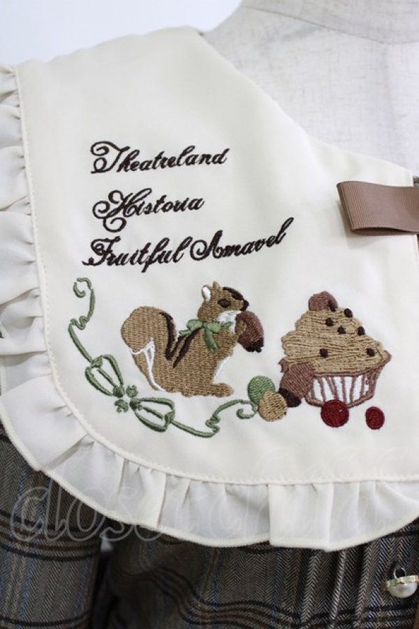 画像5: Amavel / Fruitful Autumn Partyワンピース Free ブラウン H-26-02-18-016-CA-OP-NS-ZH (5)