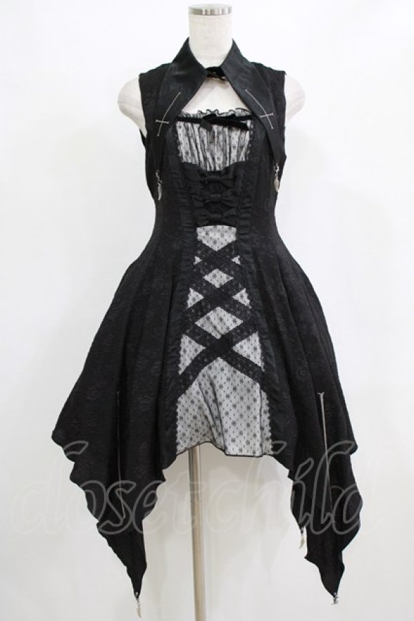 画像1: Hoshibako Works / Rozen Maiden x HoshibakoWorks　水銀燈ジャンパースカート M ブラック H-26-02-18-017-LO-OP-NS-ZH (1)