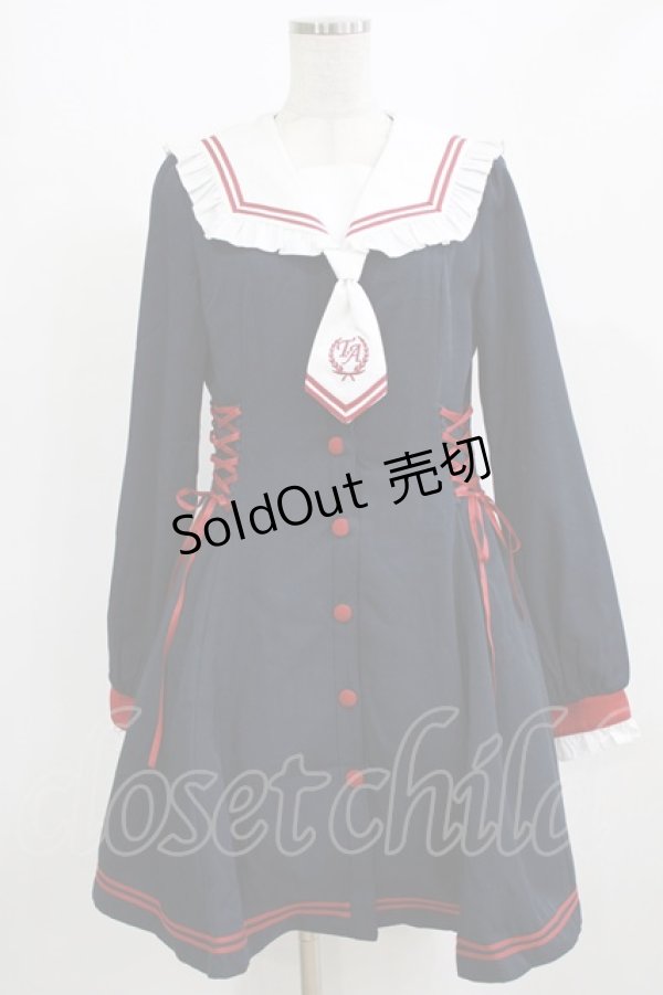 画像1: To Alice / セーラーワンピース M ネイビー H-26-02-18-018-LO-OP-NS-ZH (1)