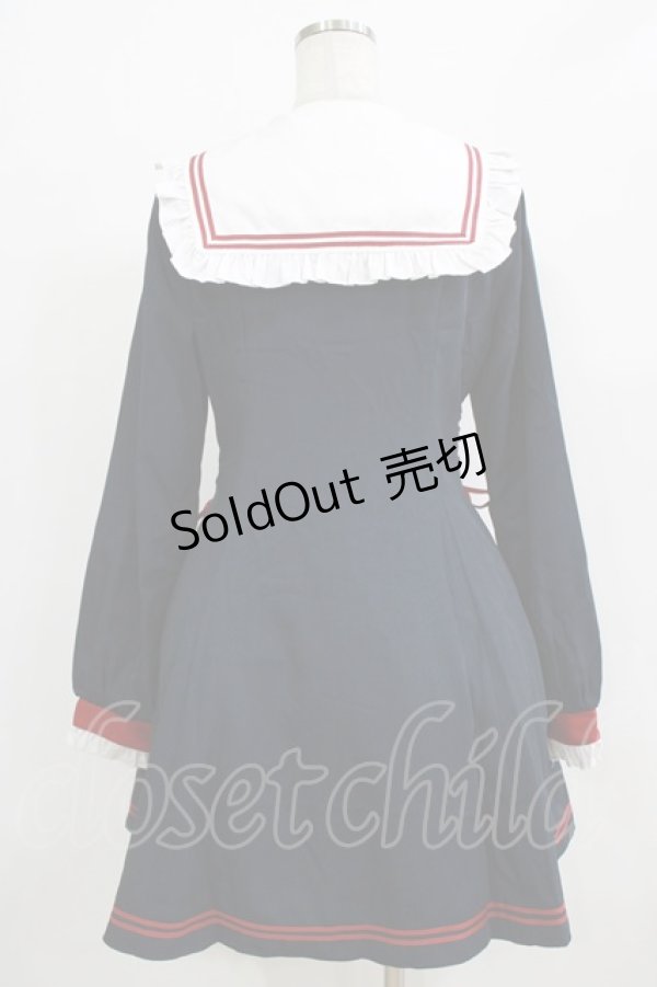 画像3: To Alice / セーラーワンピース M ネイビー H-26-02-18-018-LO-OP-NS-ZH (3)