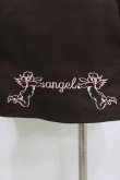 画像4: Ank Rouge / 天使刺繍リボンジャンパースカート M ブラウン H-26-02-18-019-CA-OP-NS-ZH (4)
