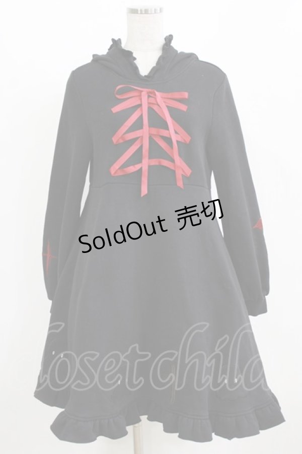 画像1: To Alice / フードカットワンピース S ブラック H-26-02-18-020-LO-OP-NS-ZH (1)